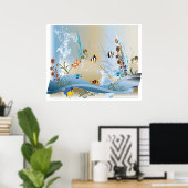 Aquarium Colassal Canvas Print Poster (Heimbüro)