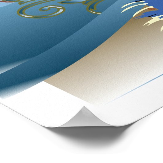 Aquarium Colassal Canvas Print Poster (Ecke)