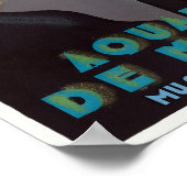 Aquarium de Monaco Vintage Poster 1926 (Ecke)