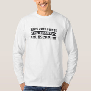 Aquarium Denken über Aquascaping Retro Aquarist T-Shirt