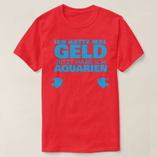 Aquarium-Design 2 T-Shirt (Design vorne)