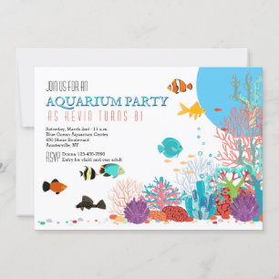 Aquarium-Einladung Einladung