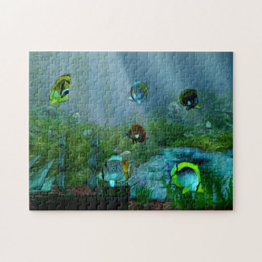 Aquarium Fischen Puzzle (Horizontal)