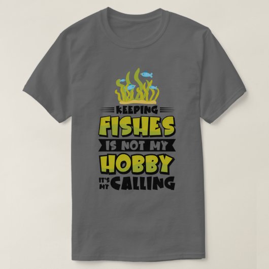 Aquarium Fischerei Fischfang Hobby Aquarium Bewahr T-Shirt (Design vorne)