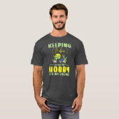Aquarium Fischerei Fischzucht Hobby Aquarium Bewah T-Shirt (Vorne ganz)