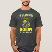 Aquarium Fischerei Fischzucht Hobby Aquarium Bewah T-Shirt (Vorderseite)