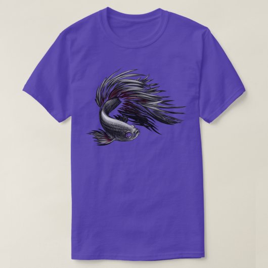 Aquarium Fish Aquaristics Fighting Fish Betta Clas T-Shirt (Design vorne)