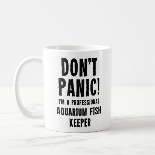 Aquarium Fish Keeper Kaffeetasse (Links)