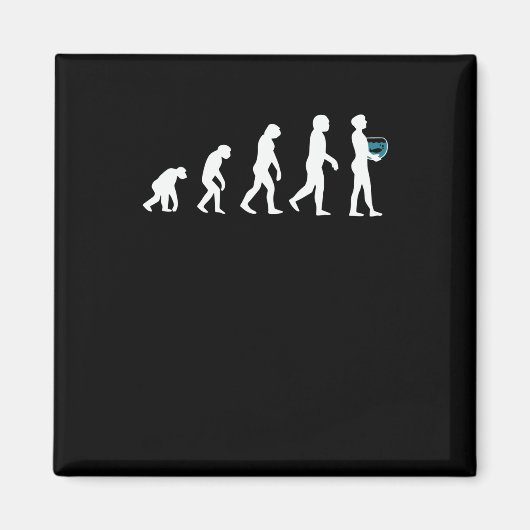 Aquarium Fishkeeper-Evolution Magnet (Vorne)
