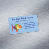 Aquarium-Geschäft Magnetische Visitenkarte (Beispiel)