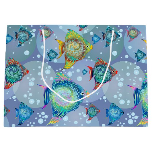 Aquarium Große Geschenktüte (Vorderseite)