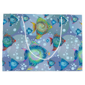 Aquarium Große Geschenktüte (Rückseite)