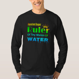 Aquarium-Hüter-Regelung für winzige Welten Fischfa T-Shirt