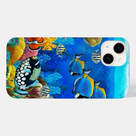 Aquarium-iPhone Case-Mate iPhone Hülle (Rückseite (Horizontal))