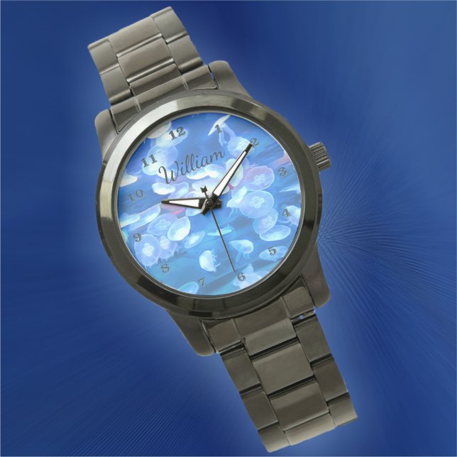 Aquarium Jellyfish 0925 Armbanduhr (Von Creator hochgeladen)