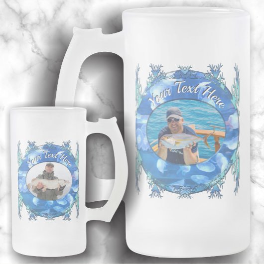 Aquarium Jellyfish 0925 Mattglas Bierglas