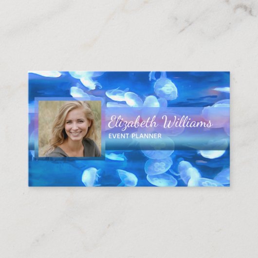 Aquarium Jellyfish 0925 Visitenkarte (Vorderseite)