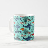 Aquarium Kaffeetasse (Vorderseite Links)