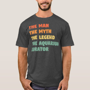 Aquarium Kurator Funny Geschenk für ihn Aquarium C T-Shirt