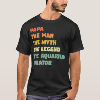 Aquarium Kurator Funny Geschenk für ihn Aquarium C T-Shirt