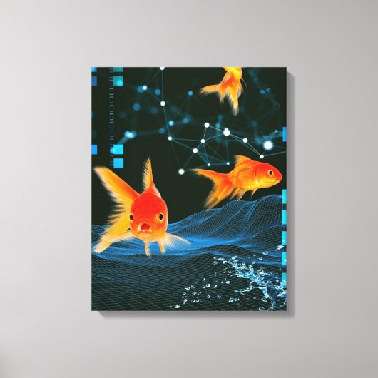 Aquarium Leinwanddruck (Vorderseite)