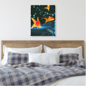 Aquarium Leinwanddruck (Insitu (Schlafzimmer))