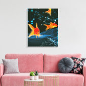 Aquarium Leinwanddruck (Insitu (Wohnzimmer))