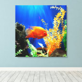 Aquarium Leinwanddruck (Insitu (Holzboden))