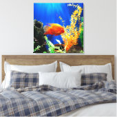 Aquarium Leinwanddruck (Insitu (Schlafzimmer))