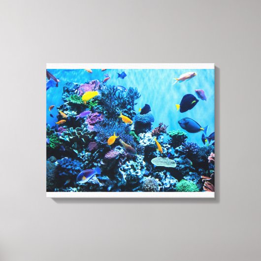 Aquarium Leinwanddruck (Vorderseite)