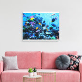 Aquarium Leinwanddruck (Insitu (Wohnzimmer))