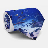 Aquarium-Magie Krawatte (Gerollt)