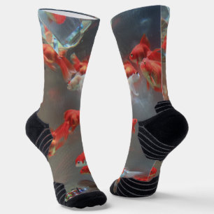 Aquarium Marble Fish Socken