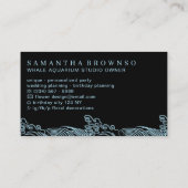 Aquarium Mermaid Schwanz Visitenkarte (Rückseite)