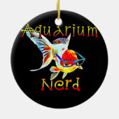Aquarium Nerd Oranda Goldfish Fish Tank Keepers Keramik Ornament (Hinten)