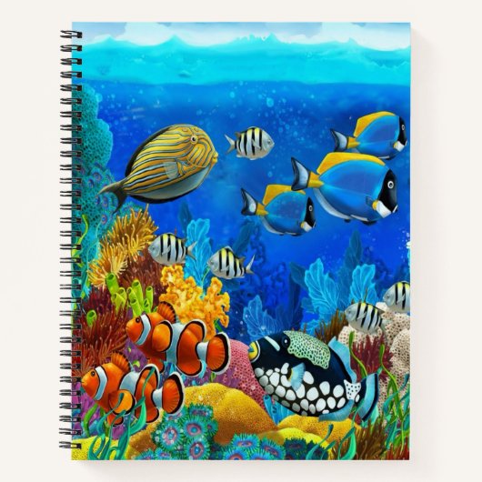Aquarium Notizblock (Vorderseite)