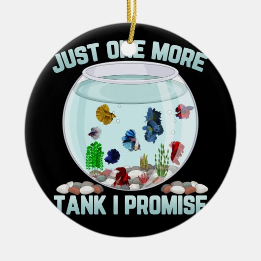 Aquarium nur mehr Tank I Versprechen Fisch Tank fü Keramik Ornament (Vorne)