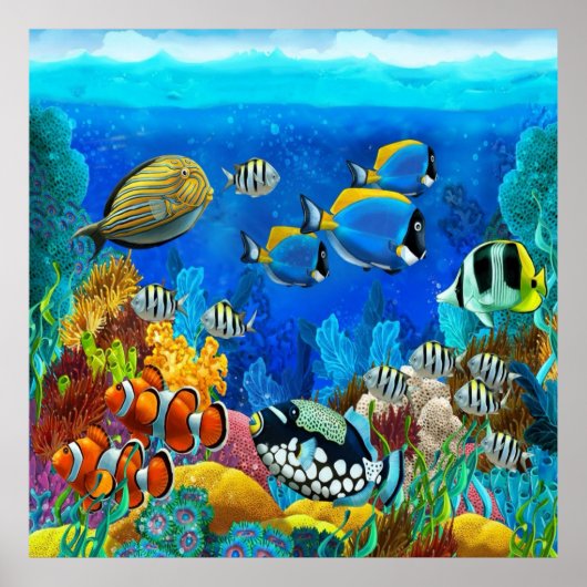 Aquarium Poster (Vorne)