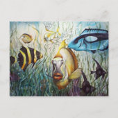 Aquarium Postkarte (Vorderseite)