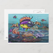 Aquarium Postkarte (Vorne/Hinten)