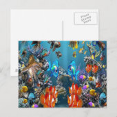 Aquarium Postkarte (Vorne/Hinten)