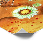 Aquarium Puffer Fisch Ono Bakufu 1941 Poster (Ecke)