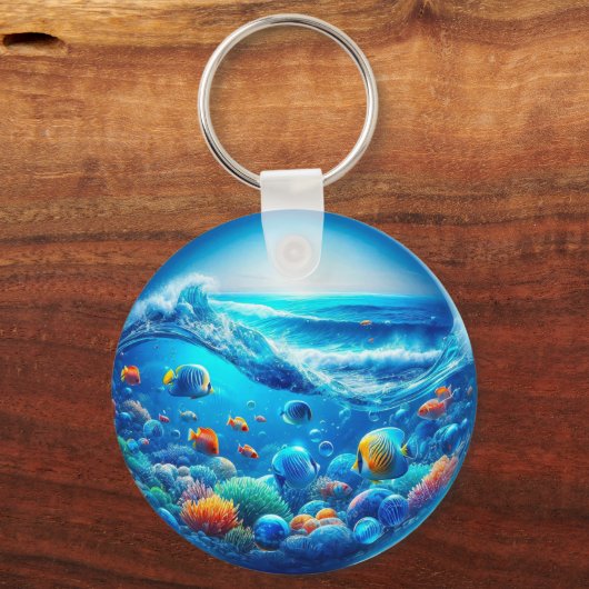 Aquarium Schlüsselanhänger (Rückseite)