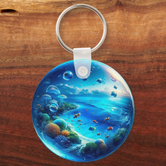 Aquarium Schlüsselanhänger (Rückseite)