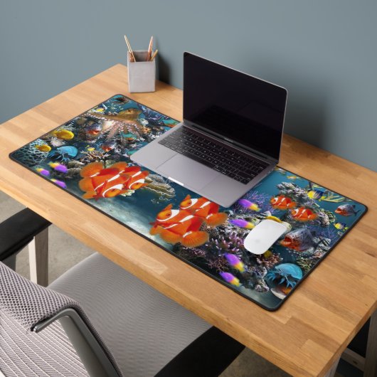 Aquarium Schreibtischunterlage (Büro 2)