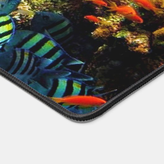 Aquarium Schreibtischunterlage (Ecke)