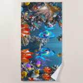 Aquarium Strandtuch (Vorderseite)