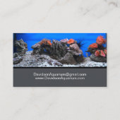 Aquarium Tropical Fish Tank Stilvoll Visitenkarte (Rückseite)