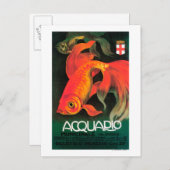 Aquarium und Stadtpark Postkarte (Vorne/Hinten)