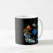 Aquarium Unterwasserschule für Fischbiologie Fisch Kaffeetasse (VorderseiteRechts)